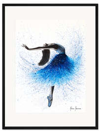 Gerahmter Kunstdruck Kristallbrunnen Tanz