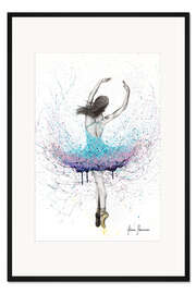 Gerahmter Kunstdruck Tanz der wirbelnden Blumen