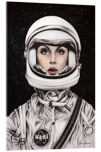 Acrylic print Her Space