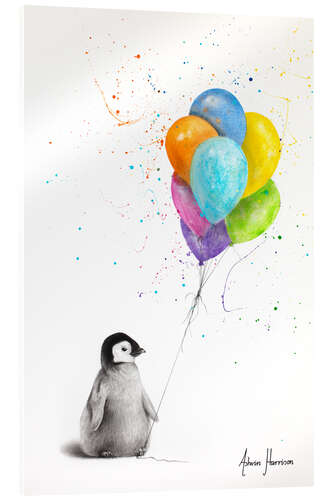 Acrylic print Positive Penguin