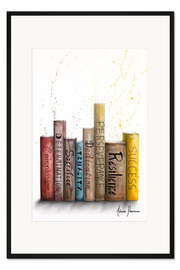 Gerahmter Kunstdruck Erfüllende Bücher