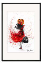 Gerahmter Kunstdruck Ramona auf Reisen