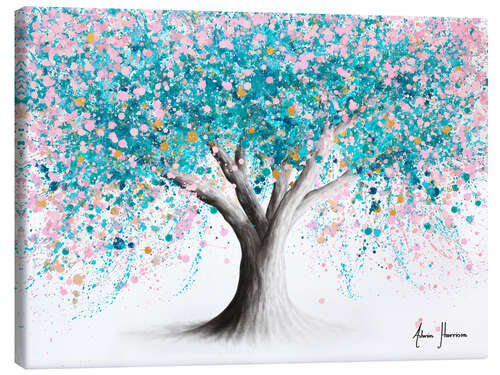 Canvas print Turquoise Blossom Tree