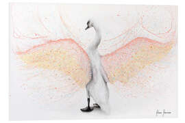 Foam board print White Swan