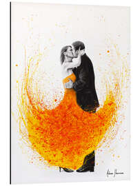 Aluminium print Sunny Autumn Kiss