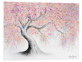 Foam board print Pink Palace Tree