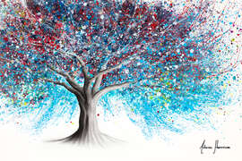 Magnettafel Baum der Nachtlichter