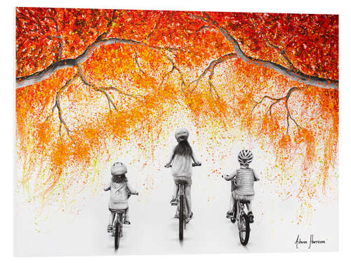 Foam board print The Autumn Ride