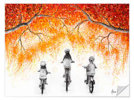 Wandsticker Die Herbstfahrt