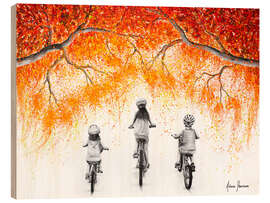 Puutaulu The Autumn Ride