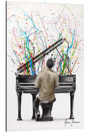 Magnettafel Das Klavier solo