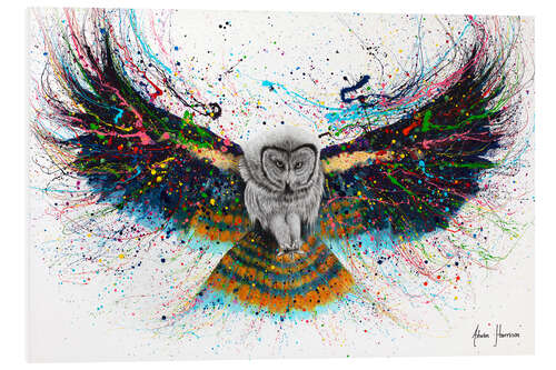 PVC print Hypnotic Twilight Owl