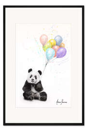 Gerahmter Kunstdruck Panda Party