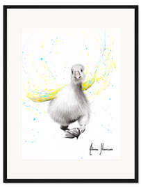 Gerahmter Kunstdruck Entlein