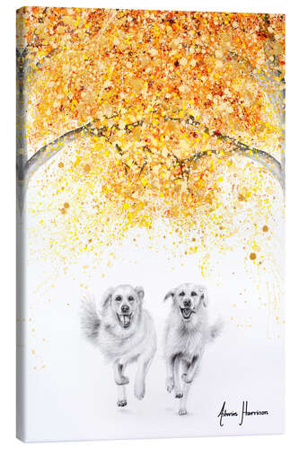 Canvas print The Golden Run