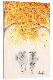 Holzbild Der goldene Lauf - Ashvin Harrison