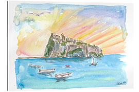 Gallery print Love in Ischia Italien mit Aragonese Castle