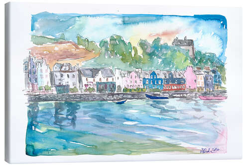 Canvas-taulu Tobermory Mull Scotland