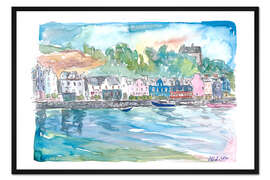 Gerahmter Kunstdruck Tobermory Mull Schottland