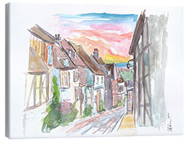 Canvas print Romantic view of East Sussex