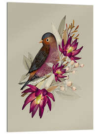 Gallery print Floral with bird IV