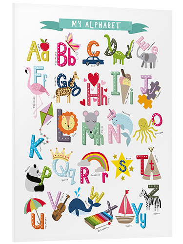 Foam board print My alphabet