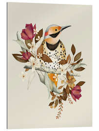 Gallery print Floral with bird II