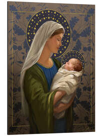 Magnettafel Maria mit dem Jesuskind