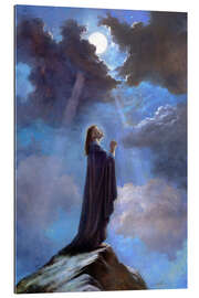Gallery Print Betender Jesus in der Nacht