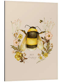Magnettafel Floral mit Biene
