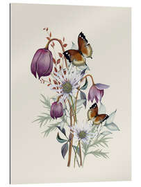 Gallery print Floral with butterflies I.