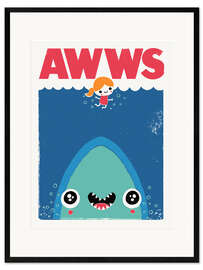 Impresión de arte enmarcada AWWS