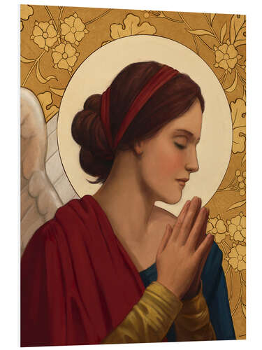 Foam board print Praying Angel I