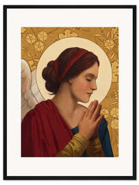 Gerahmter Kunstdruck Betender Engel I