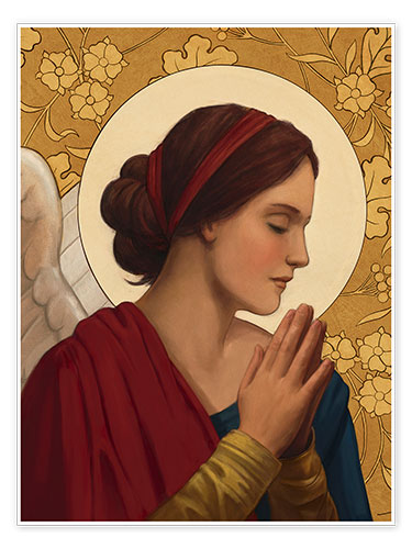 Poster Praying Angel I