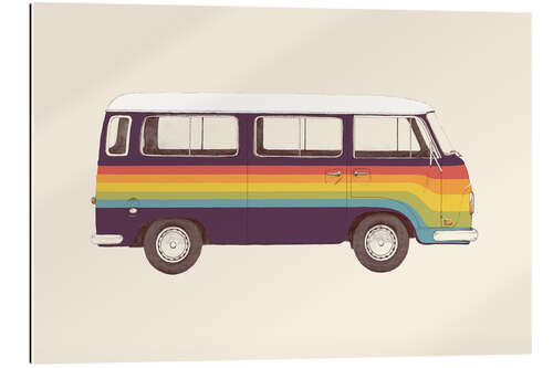 Galleriprint Rainbow Van