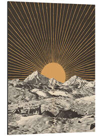 Magnettafel Gebirgslandschaft VI