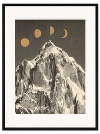 Gerahmter Kunstdruck Mondphasen