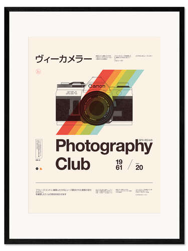 Innrammet kunsttrykk Photography Club