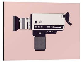 Tableau en aluminium Super 8 Camera