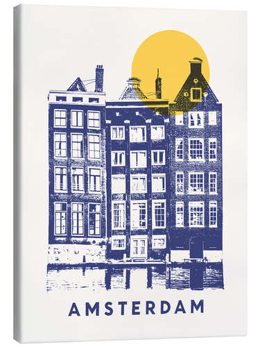 Obraz na płótnie Houses in Amsterdam