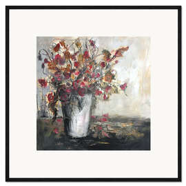 Framed art print Wilted flowers