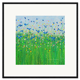 Gerahmter Kunstdruck Wildblumen von Frankreich