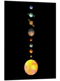 Magnettafel Das Sonnensystem