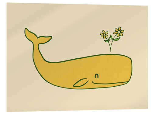 Acrylic print Peace Whale