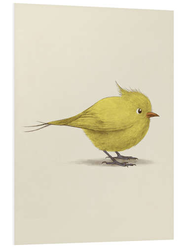 Foam board print Yellow Bird