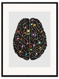 Framed art print Your Brain On Video Games