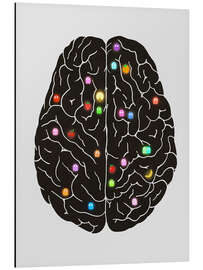Magnettafel Dein Gehirn für Videospiele