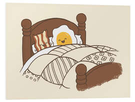 Foam board print Breakfast In Bed - Terry Fan