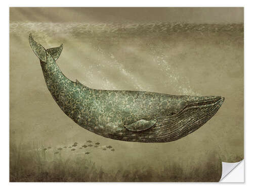 Sisustustarra The Damask Whale
